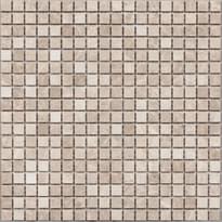 Плитка Dao Stone Mosaic Light Emperador 15x15 Vintage Распродажа 30x30 см, поверхность матовая