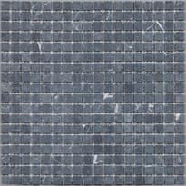 Плитка Dao Stone Mosaic Nero Marquina 15x15 Vintage 30x30 см, поверхность матовая