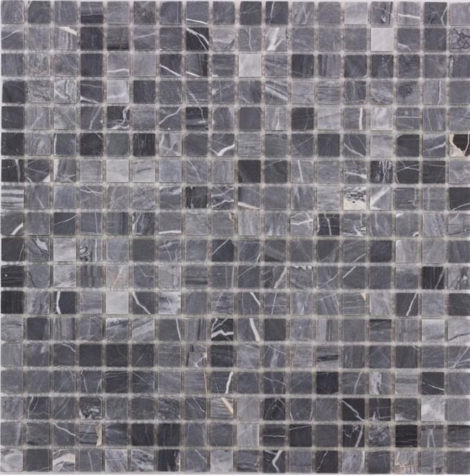 Dao Stone Mosaic Silver Grey 15x15 Polished 30x30
