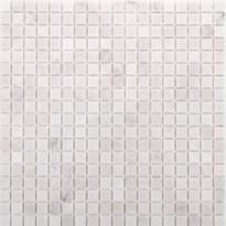 Плитка Dao Stone Mosaic Snow White 15x15 Polished 30x30 см, поверхность полированная