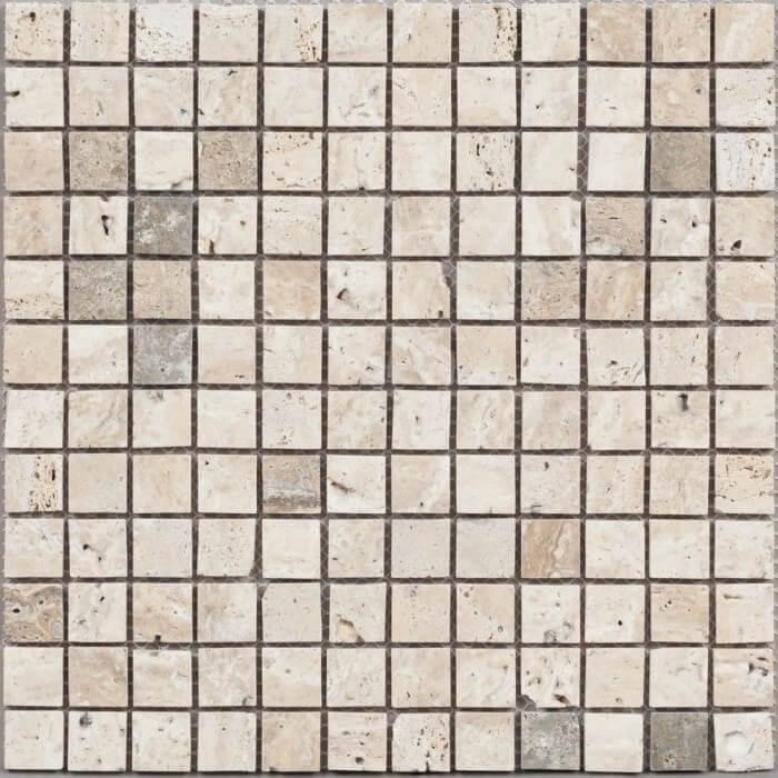 Dao Stone Mosaic Travertine 15x15 Polished 29x29