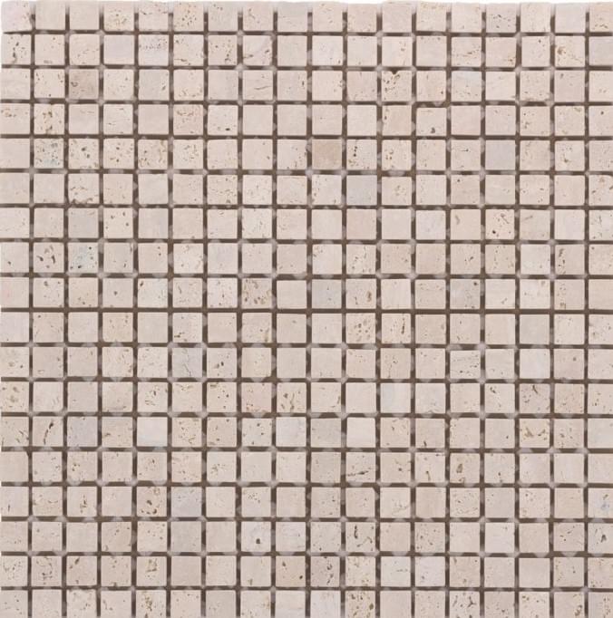 Dao Stone Mosaic Travertine 15x15 Vintage 8 mm 30x30