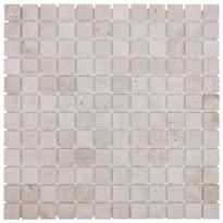 Плитка Dao Stone Mosaic Travertine 23x23 Vintage 30x30 см, поверхность матовая