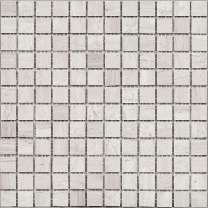 Dao Stone Mosaic Wood Grey 23x23 Polished 30x30