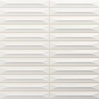 Плитка Dar Nairobi Arrow Off White 20x20 см, поверхность глянец, рельефная