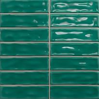 Плитка Dar Noa-Sticks Sticks Emerald 20x20 см, поверхность глянец, рельефная