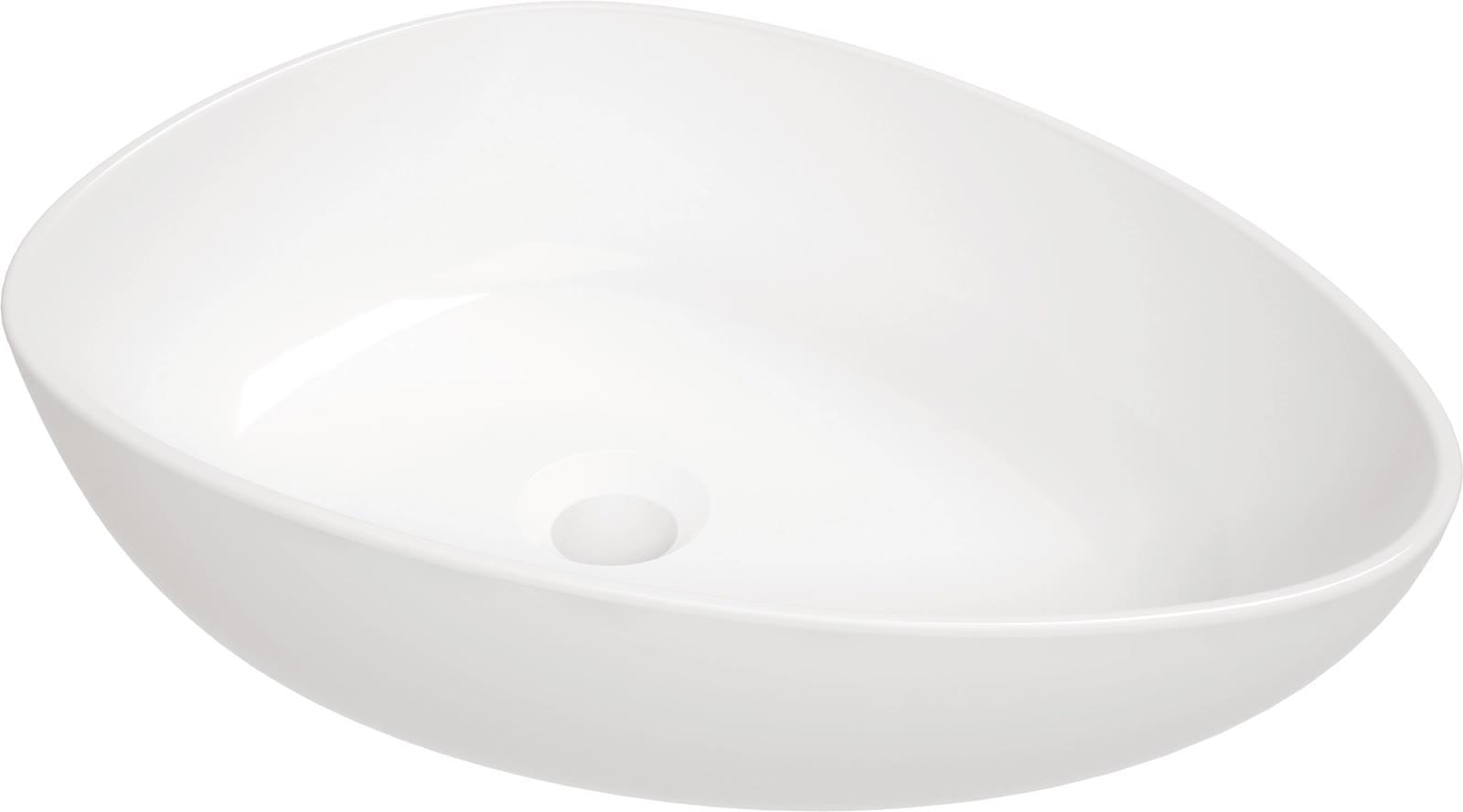 Плитка Deante Alpinia Раковина керамическая ALPINIA накладная 470x350x140мм белый  поверхность глянец