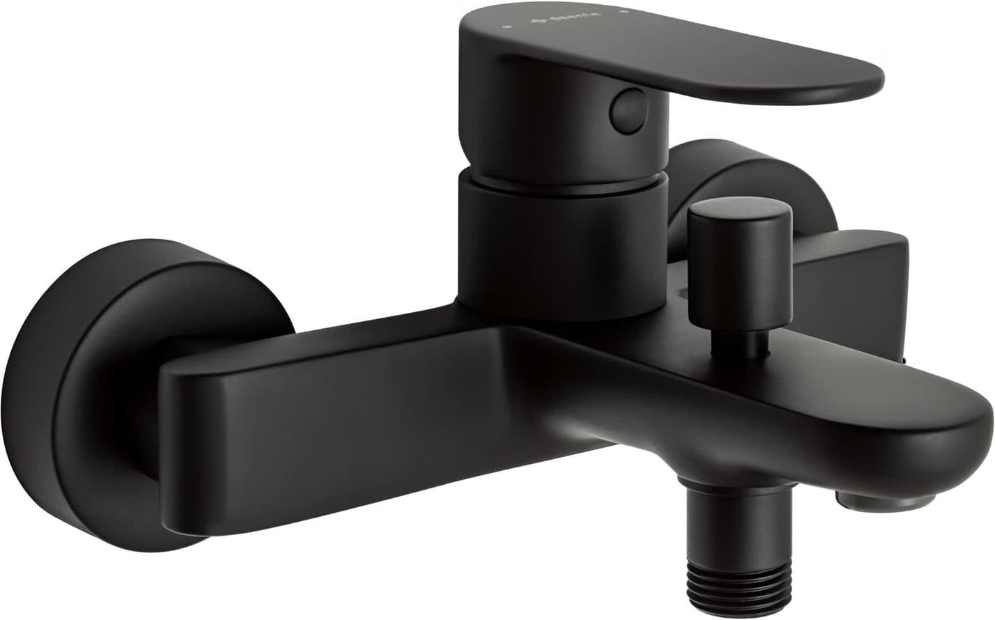 Плитка Deante Alpinia Смеситель ALPINIA для ванны и душа черный  поверхность матовая