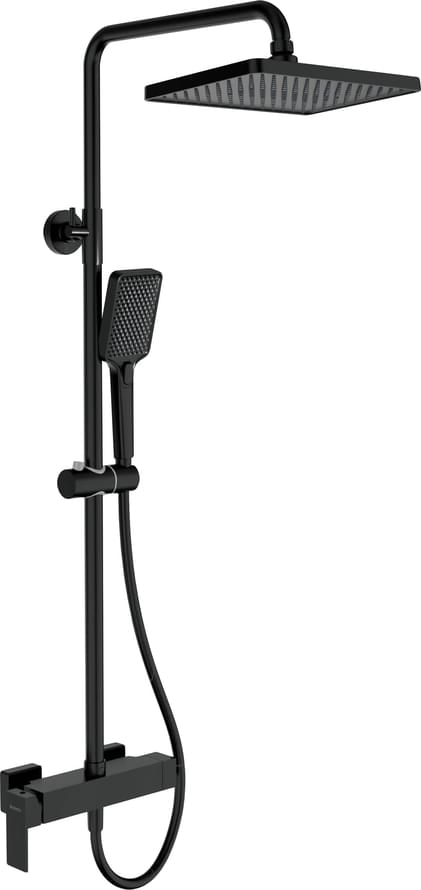 Плитка Deante Anemon Душевая система ANEMON со смесителем черный  поверхность матовая