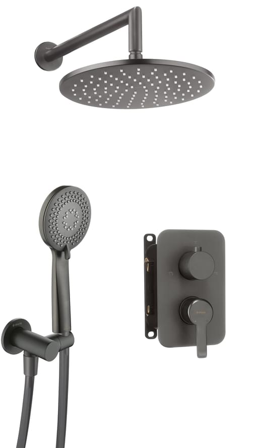 Плитка Deante Arnika Набор для душа ARNIKA с BOX скрытого монтажа титан  поверхность брашированная