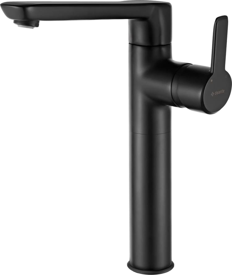 Плитка Deante Arnika Смеситель ARNIKA для раковины высокий без д/к черный  поверхность матовая