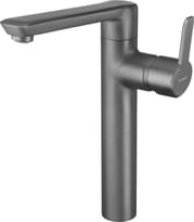 Плитка Deante Arnika Смеситель ARNIKA для раковины высокий с д/к без перелива титан поверхность брашированная