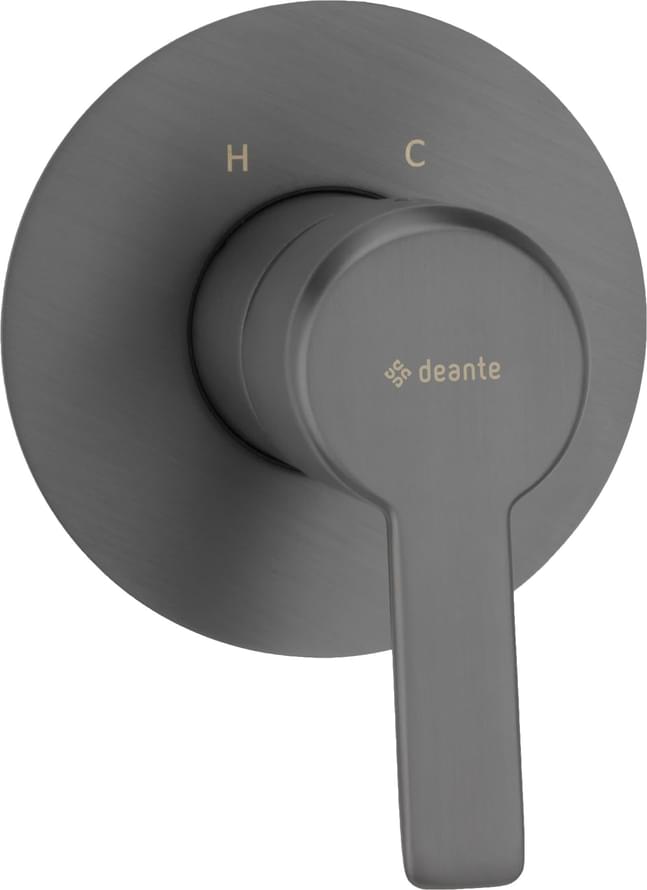 Плитка Deante Arnika Смеситель встраиваемый ARNIKA для душа с внутренней частью титан  поверхность матовая