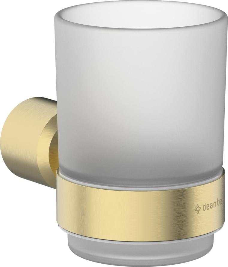 Плитка Deante Arnika Стакан ARNIKA золото матовый  поверхность брашированная