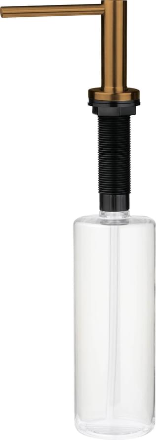 Плитка Deante Aster Дозатор для жидкого мыла пластик/нержавеющая сталь 500 мл излив 75 мм бронза  поверхность брашированная