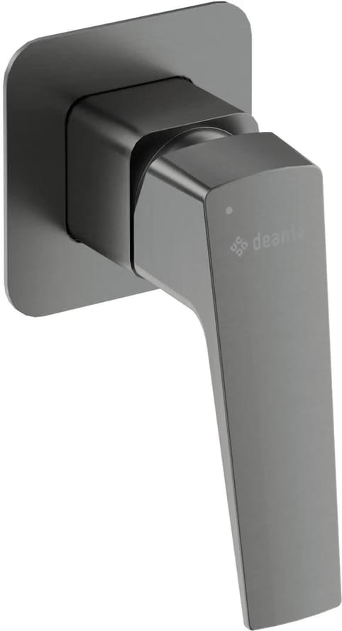 Плитка Deante Blur Смеситель BLUR для душа встраиваемый с внутренней частью титан  поверхность матовая