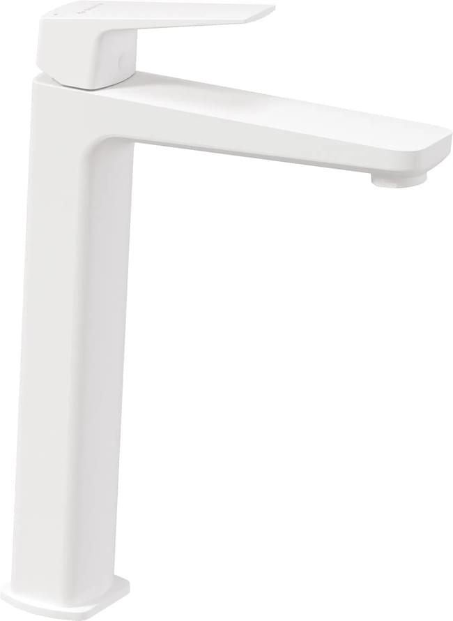 Плитка Deante Blur Смеситель BLUR для раковины высокий белый матовый  поверхность матовая