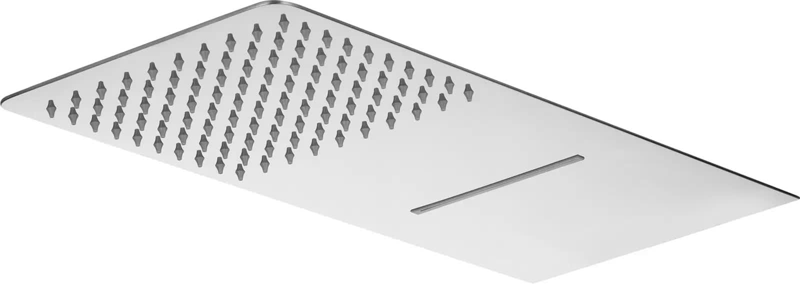 Плитка Deante Cascada Верхний душ CASCADA MULTIBOX SLIM 500x200мм сталь хром  поверхность глянец