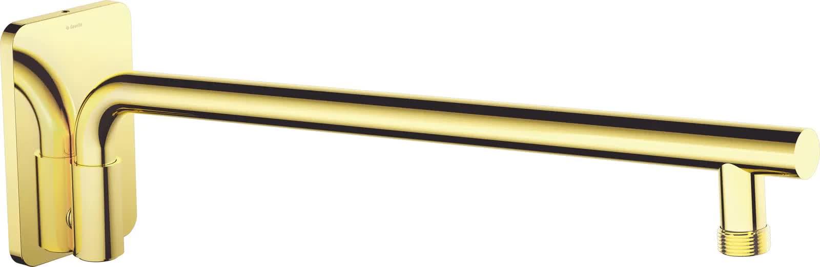 Плитка Deante Cascada Кронштейн для душа CASCADA 400мм поворотный золото  поверхность глянец