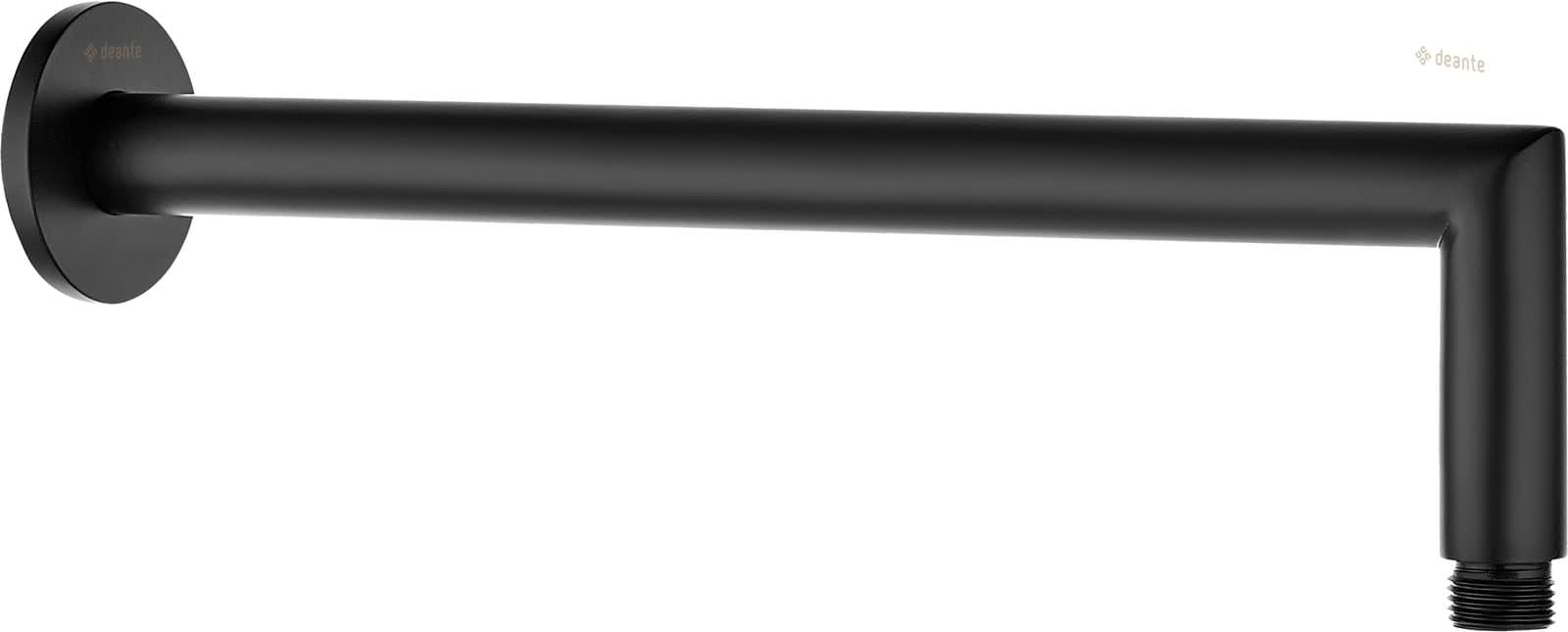 Плитка Deante Cascada Кронштейн для душа CASCADA ROUND 325мм черный  поверхность матовая