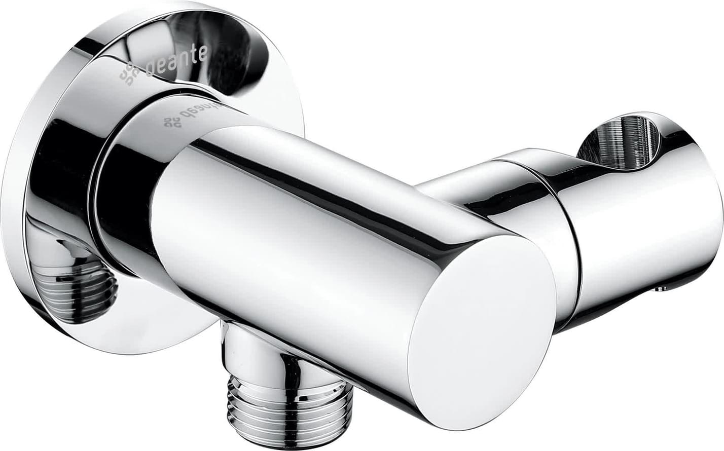 Плитка Deante Cascada Кронштейн для подключения шланга CASCADA с держателем для лейки круглый хром  поверхность глянец