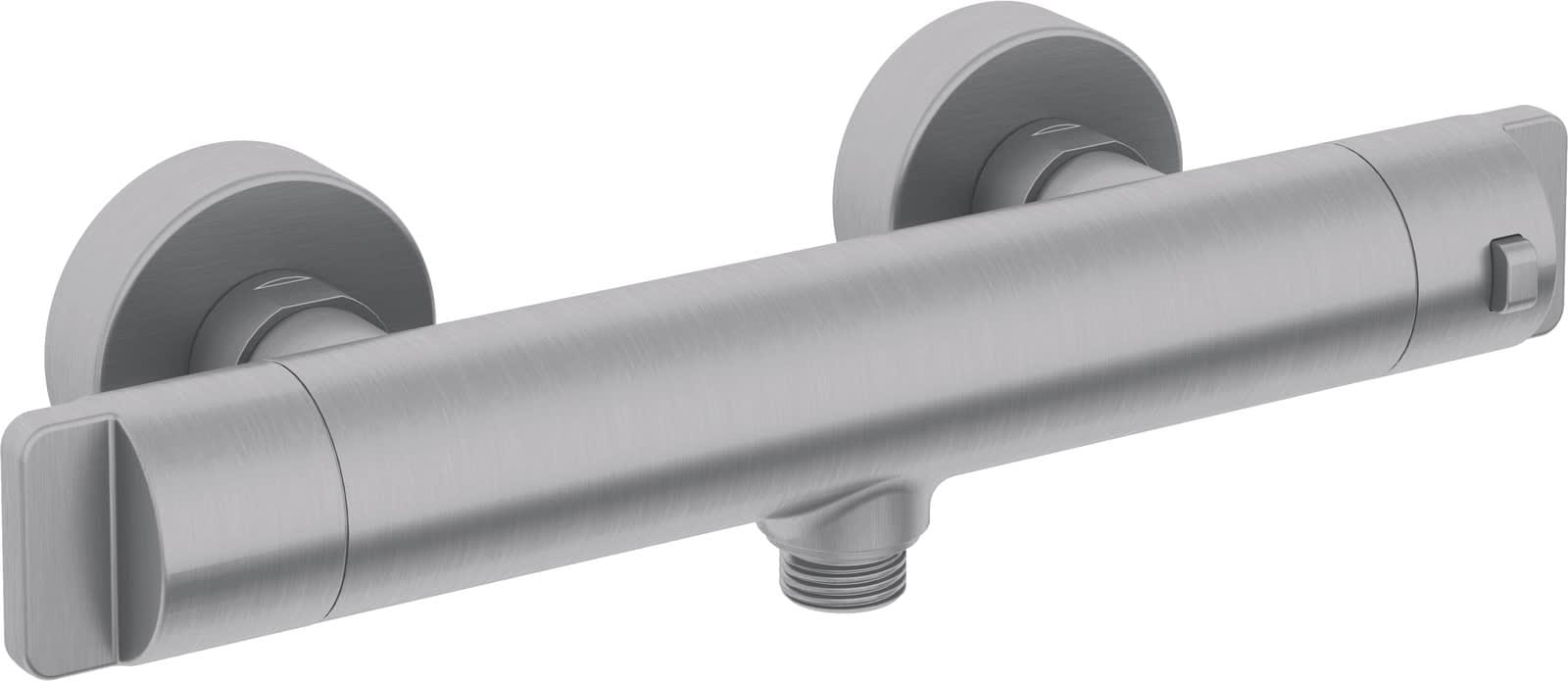 Плитка Deante Cascada Смеситель CASCADA термостатический для душа сталь  поверхность брашированная