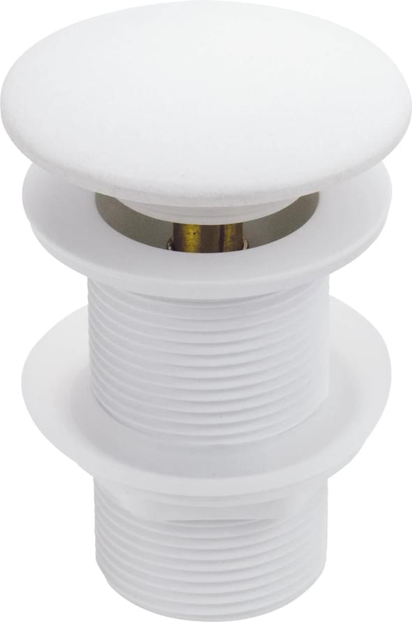 Плитка Deante Click-Clack Клапан CLICK-CLACK для гранитной раковины - без перелива алебастр  поверхность матовая