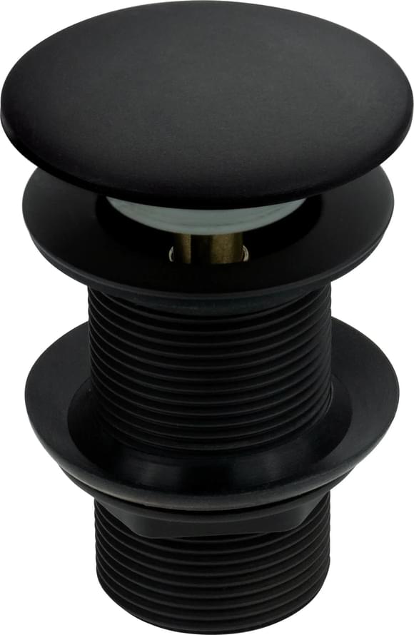 Плитка Deante Click-Clack Клапан CLICK-CLACK для гранитной раковины - без перелива черный  поверхность матовая