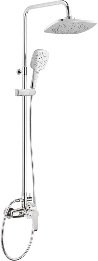 Плитка Deante Corio Душевая система CORIO со смесителем душ пластик 268x186мм хром  поверхность глянец