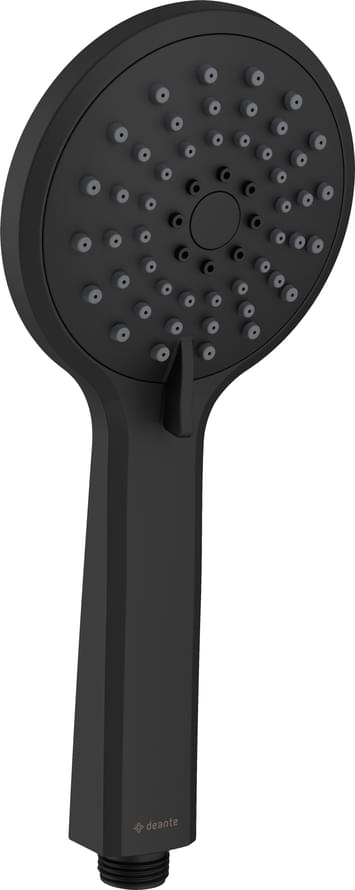 Плитка Deante Jasmin Душевая лейка JASMIN 3 режима черный  поверхность матовая