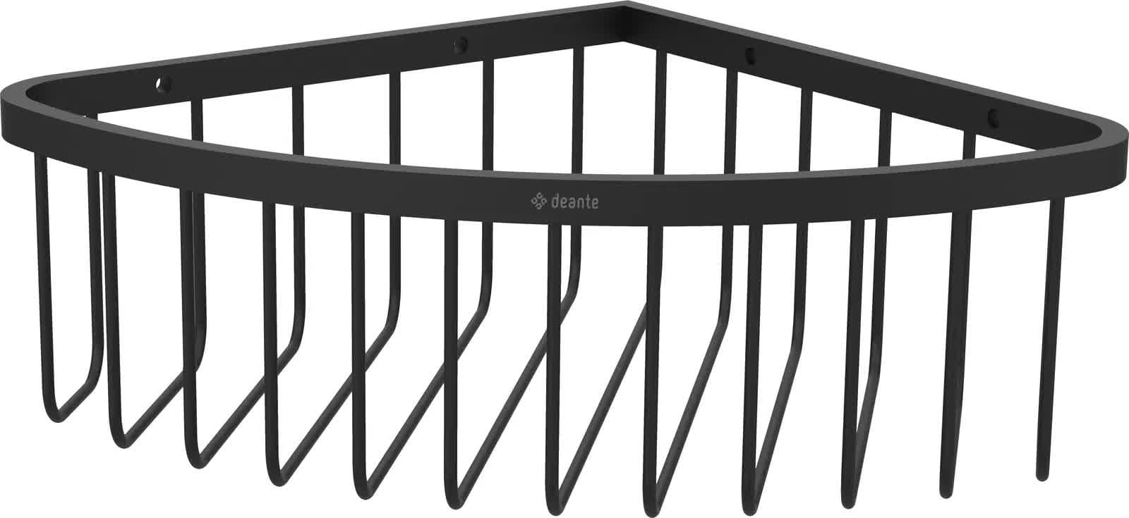 Плитка Deante Jasmin Корзина для душа JASMIN 202x202x80мм черный  поверхность матовая