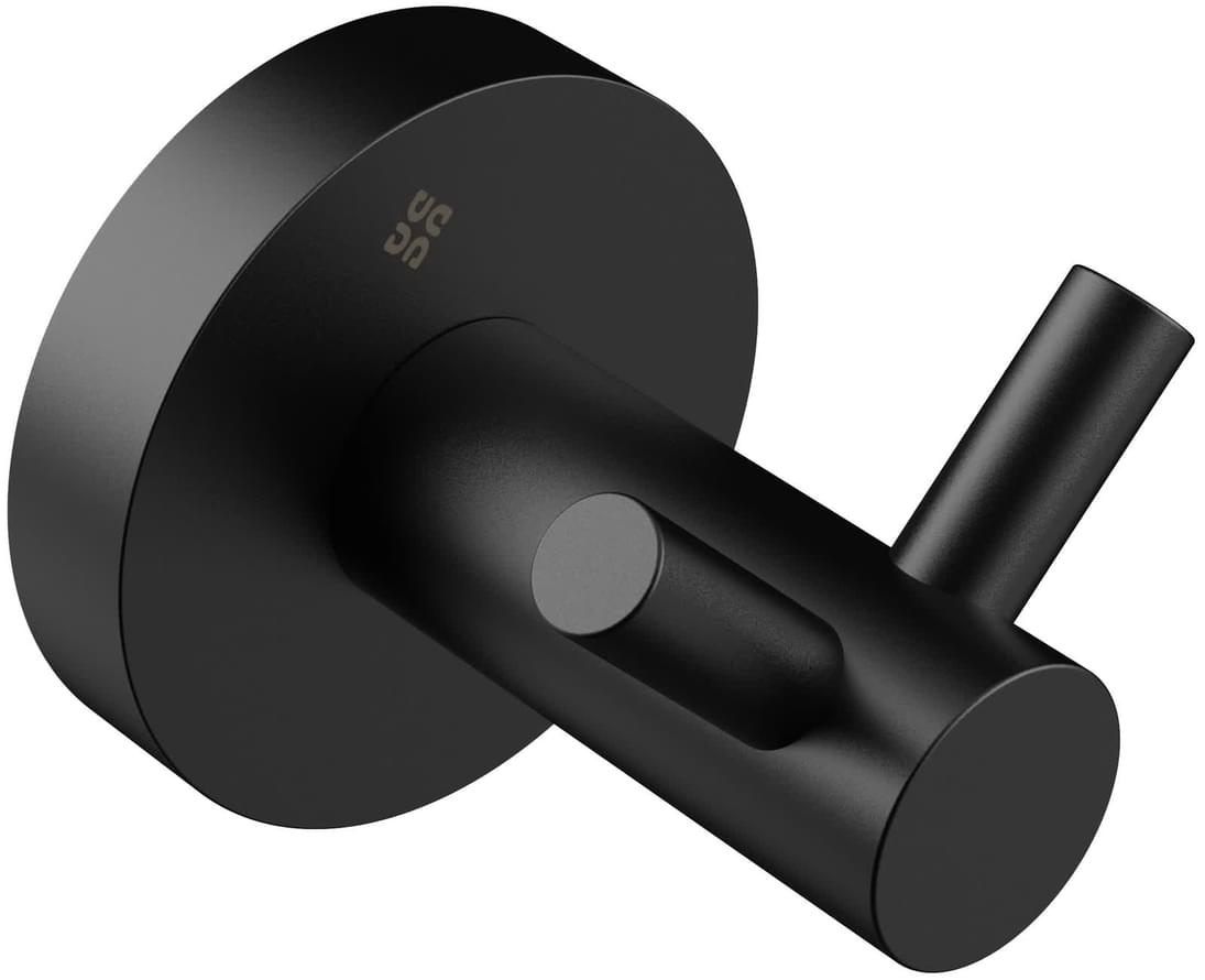 Плитка Deante Jasmin Крючок двойной JASMIN черный  поверхность матовая