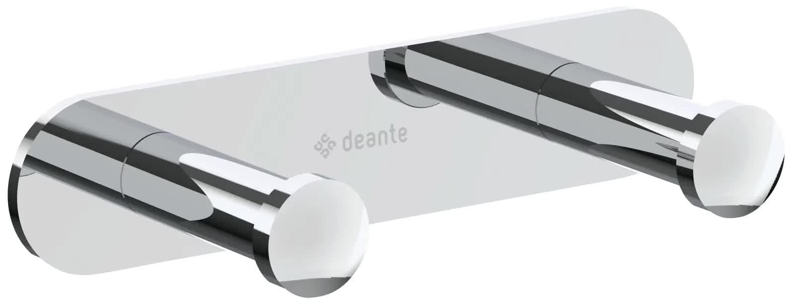 Плитка Deante Jasmin Крючок двойной на планке JASMIN хром  поверхность глянец