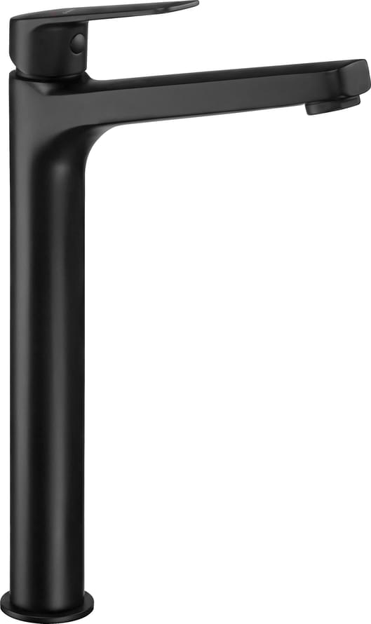 Плитка Deante Jasmin Смеситель JASMIN для раковины высокий черный  поверхность матовая