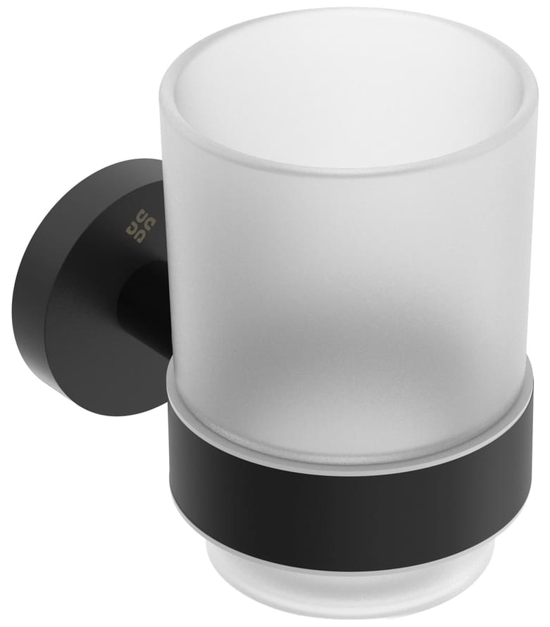 Плитка Deante Jasmin Стакан JASMIN черный  поверхность матовая
