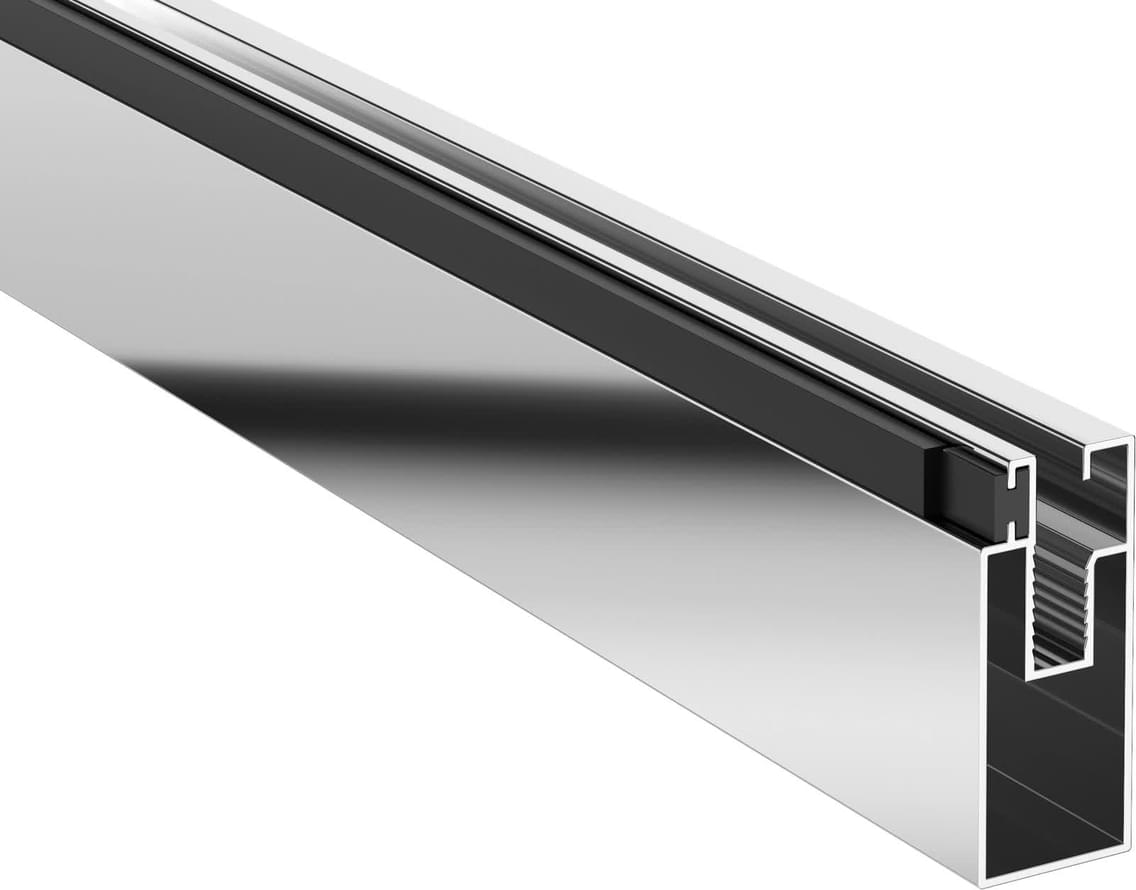 Плитка Deante Kerria Plus Профиль KERRIA PLUS для раздвижных дверей в нишу хром  поверхность глянец