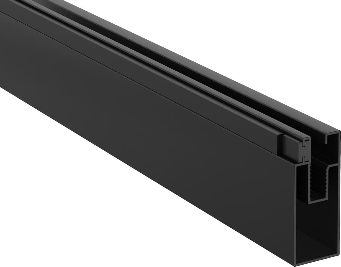 Плитка Deante Kerria Plus Профиль KERRIA PLUS для раздвижных дверей в нишу черный  поверхность матовая