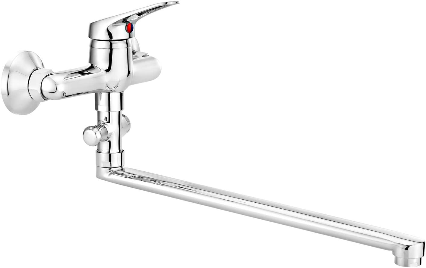 Плитка Deante Lobo Смеситель LOBO для ванны с длинным изливом 320мм хром  поверхность глянец