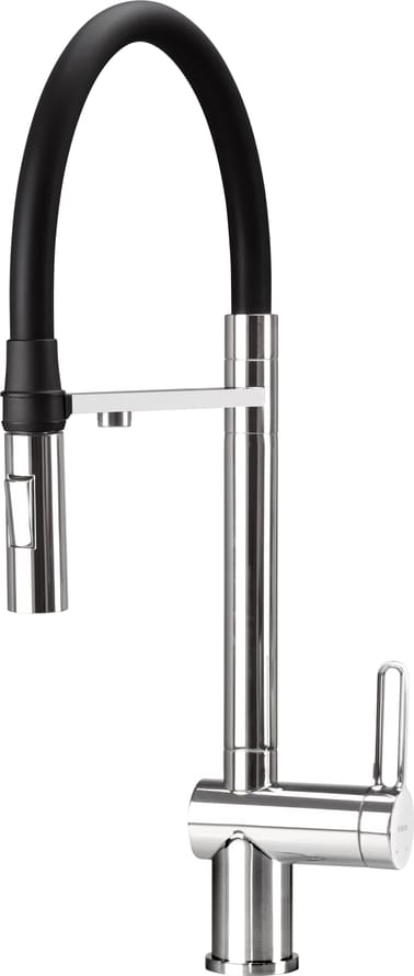 Плитка Deante Magnetic Смеситель для кухни MAGNETIC с подключением для фильтра воды и вытяжным изливом хром  поверхность глянец