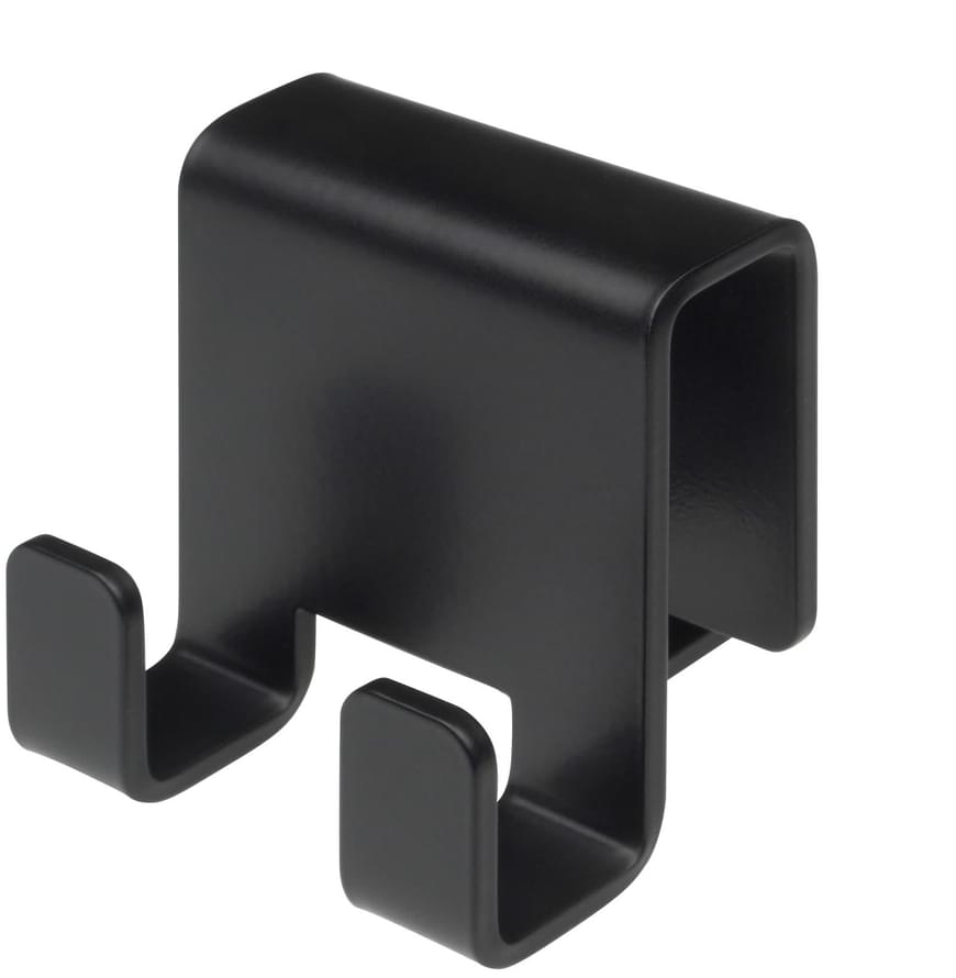 Плитка Deante Mokko Крючок MOKKO тройной для душевого ограждения черный  поверхность матовая