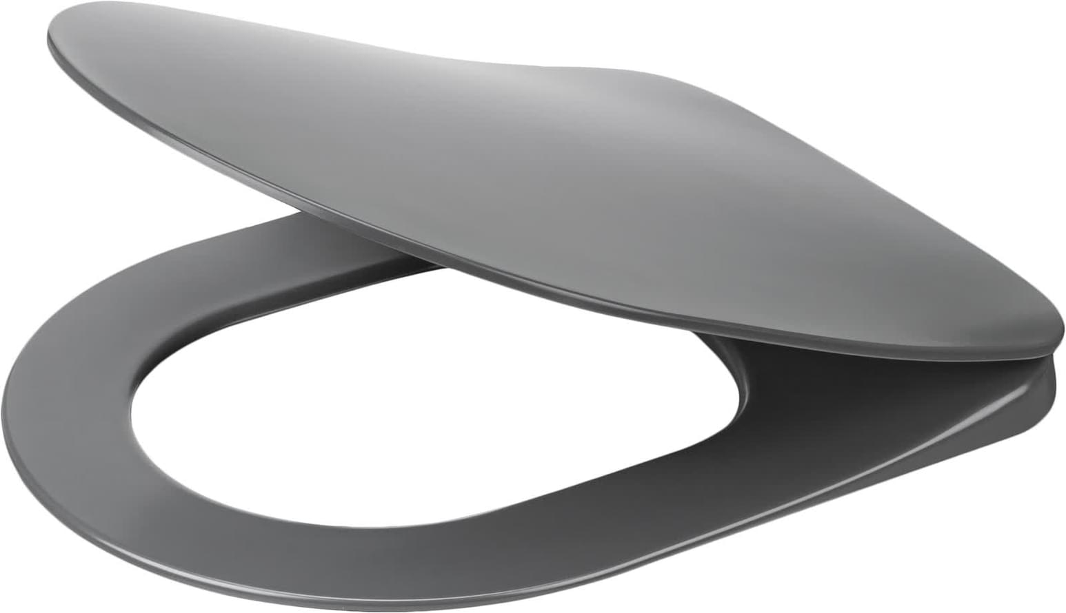 Плитка Deante Peonia Сиденье для унитаза PEONIA ZERO с микролифтом антрацит  поверхность матовая