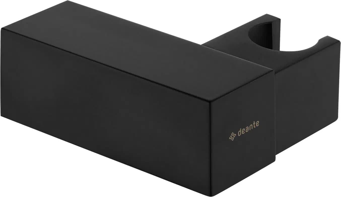 Плитка Deante Round Держатель для душа ROUND латунь черный  поверхность матовая