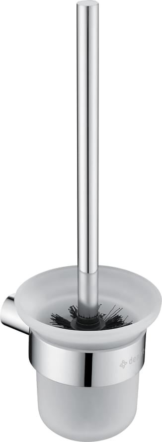 Плитка Deante Round Ершик ROUND подвесной хром/белый  поверхность глянец