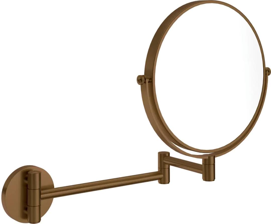 Плитка Deante Round Косметическое зеркало ROUND двухстороннее бронза брашированная  поверхность брашированная