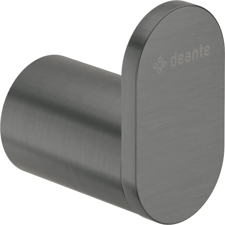Плитка Deante Round Крючок ROUND титан  поверхность брашированная