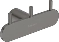 Плитка Deante Round Крючок ROUND тройной титан поверхность брашированная