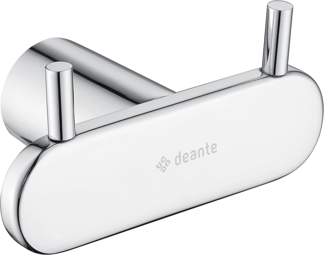 Плитка Deante Round Крючок двойной ROUND хром  поверхность глянец