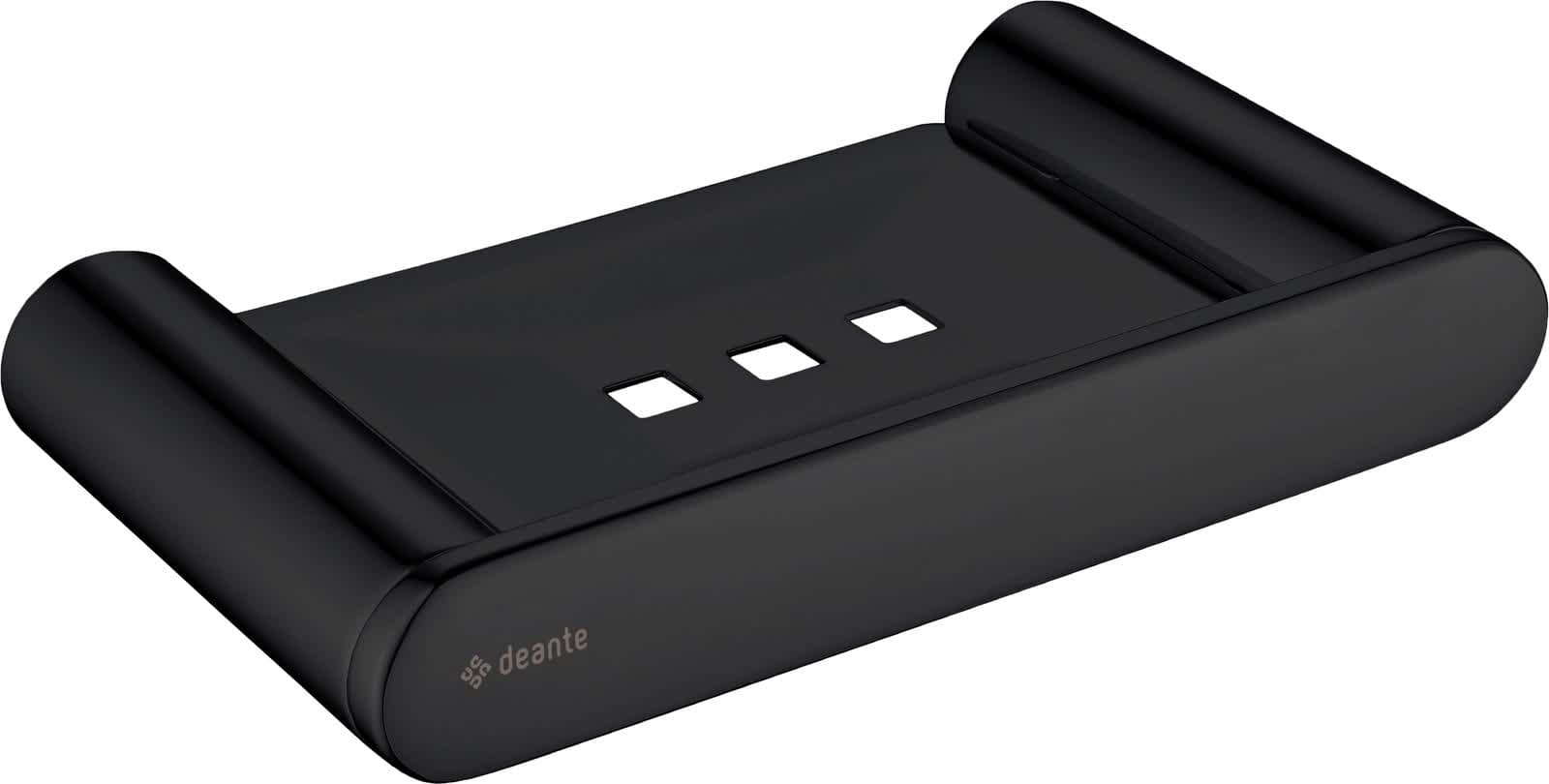 Плитка Deante Round Мыльница ROUND черный  поверхность матовая