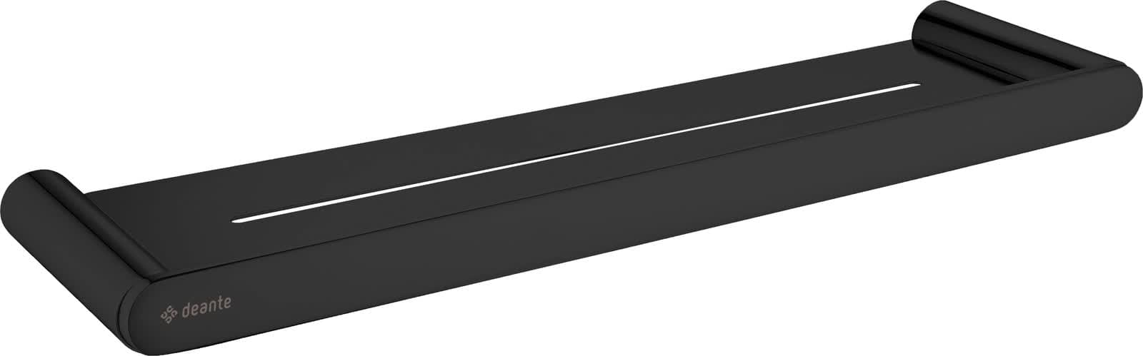 Плитка Deante Round Полка ROUND 430мм черный  поверхность матовая