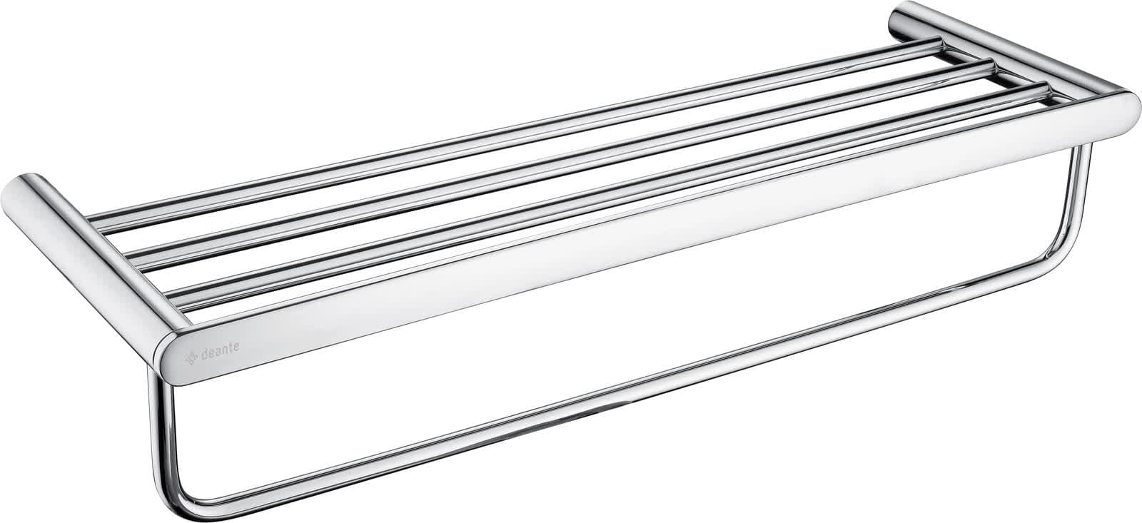 Плитка Deante Round Полка ROUND для полотенец 628мм хром  поверхность глянец